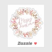 Vrolijk Kerstfeest Halloween Nieuwjaar Sticker (Vel)