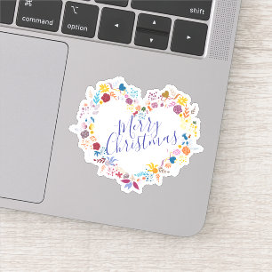 Vrolijk Kerstfeest Halloween Nieuwjaar Sticker