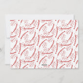 Vrolijk kerstfeest Handbeletterd Script Vakantie F Feestdagenkaart (Achterkant)