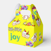 Vrolijk Kerstfeest Happy Birthday Gable Favoriete Bedankdoosjes (Achterkant)