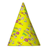 Vrolijk kerstfeest Happy Birthday Paper Party Feesthoedjes (Rechts)
