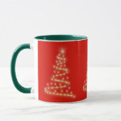 Vrolijk kerstfeest, heerlijk goud, mok (Links)