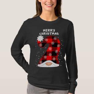 Vrolijk kerstfeest helemaal met Gnomes gesnoeid T-shirt