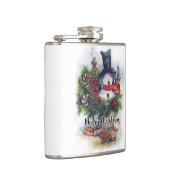 Vrolijk kerstfeest heupfles (Rechts)