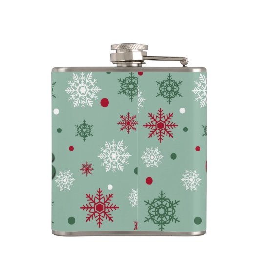 Vrolijk kerstfeest heupfles (Achterkant)