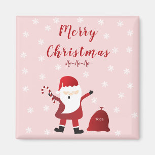 Vrolijk kerstfeest Ho Ho Santa Claus Magneet