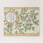 Vrolijk kerstfeest Holly Classic  Holiday Legpuzzel (Horizontaal)