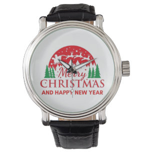 Vrolijk kerstfeest horloge