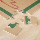 Vrolijk kerstfeest, iedereen! kerstman legpuzzel (Zijkant)