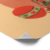 Vrolijk kerstfeest, iedereen!  kerstman poster (Hoek)