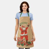 Vrolijk kerstfeest, iedereen!  kerstman schort (Gedragen)