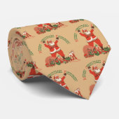 Vrolijk kerstfeest, iedereen!  kerstman stropdas (Opgerold)