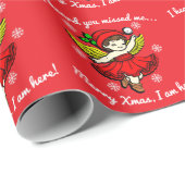 Vrolijk kerstfeest, ik ben hier cadeaupapier (Rol Hoek)
