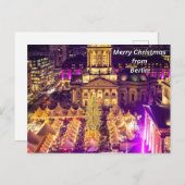 Vrolijk kerstfeest in Berlijn, Duitsland Feestdagenkaart (Voorkant / Achterkant)