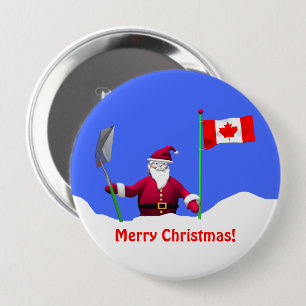Vrolijk kerstfeest in Canada Ronde Button 4,0 Cm