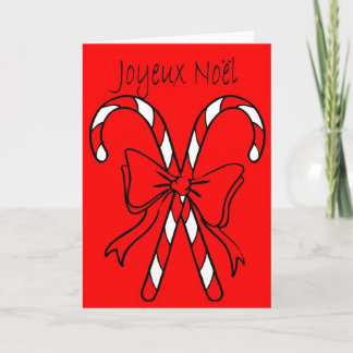 Vrolijk kerstfeest in de Franse Kaart