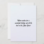 Vrolijk kerstfeest in de vuurtoren van St. Augusti Feestdagenkaart (Achterkant)