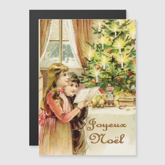 Vrolijk kerstfeest in het Frans (Voorkant / Achterkant)