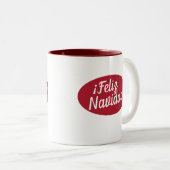 Vrolijk kerstfeest in het Spaans | Mok Feliz Navid (Voorkant rechts)