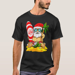 Vrolijk kerstfeest in juli Hawaiian-kerst T-shirt