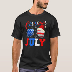 Vrolijk kerstfeest in juli Kerstmis T-shirt
