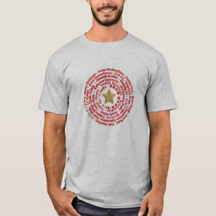 Vrolijk kerstfeest in verschillende talen t-shirt