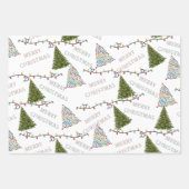 Vrolijk kerstfeest inpakpapier vel (Voorkant 2)