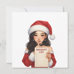 Vrolijk kerstfeest Je staat Schattige op mijn stou Kaart