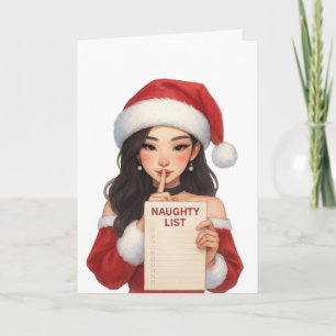 Vrolijk kerstfeest Je staat Schattige op mijn stou Kaart
