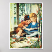 Vrolijk kerstfeest Jessica Willcox Smith Illustrat Poster (Voorkant)