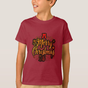 "Vrolijk kerstfeest: Jolly Santa & Feestelijke boo T-shirt