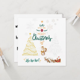 Vrolijk kerstfeest kaart