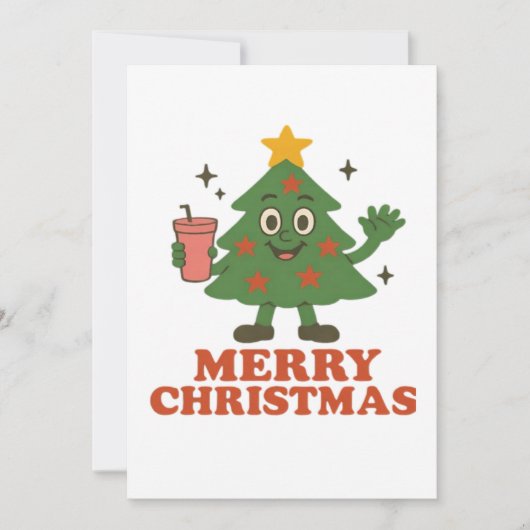 Vrolijk kerstfeest kaart (Voorkant)