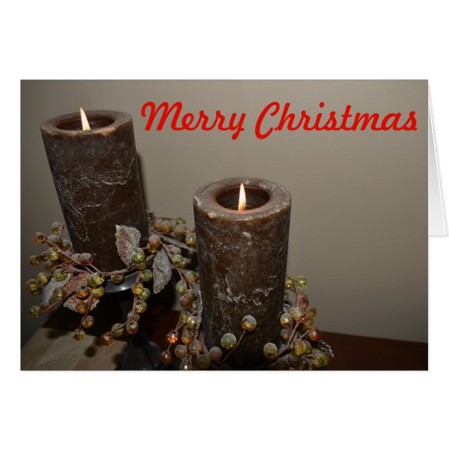 Vrolijk kerstfeest, kaart (Voorkant Horizontaal)