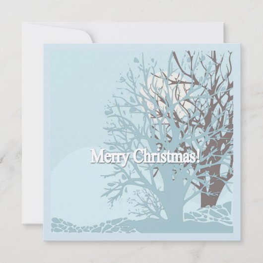 Vrolijk kerstfeest! kaart (Voorkant)