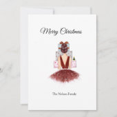 Vrolijk kerstfeest kaart (Voorkant)