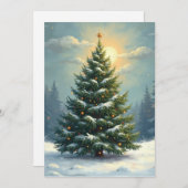 Vrolijk kerstfeest Kaart 1 (Voorkant / Achterkant)