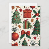 Vrolijk kerstfeest Kaart 2 (Voorkant / Achterkant)