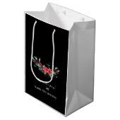 vrolijk kerstfeest! Kaart Medium Cadeauzakje (Voorkant Gekanteld)