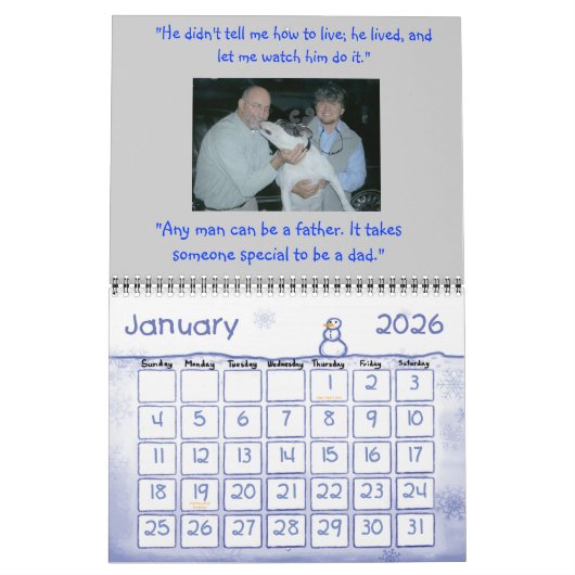 Vrolijk kerstfeest! kalender (Jan 2026)