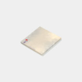 Vrolijk kerstfeest, kat met kerstman, speciaal gep post-it® notes (Schuin)