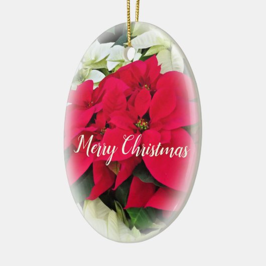 Vrolijk kerstfeest keramisch ornament (Links)