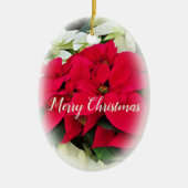 Vrolijk kerstfeest keramisch ornament (Voorkant)