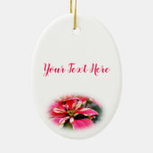 Vrolijk kerstfeest keramisch ornament (Achterkant)