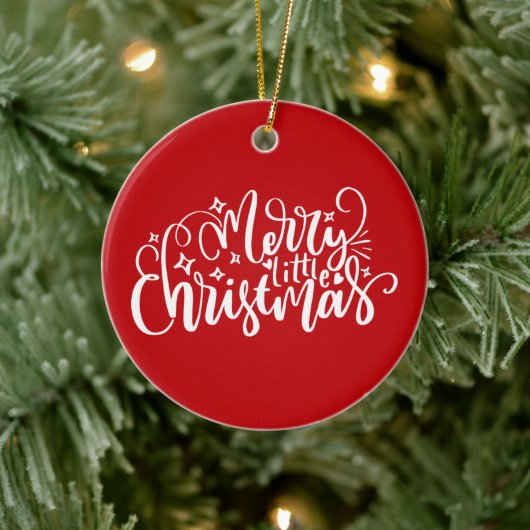 Vrolijk kerstfeest keramisch ornament (Boom)