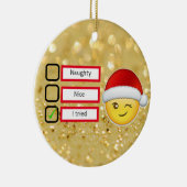 Vrolijk kerstfeest keramisch ornament (Rechts)