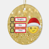 Vrolijk kerstfeest keramisch ornament (Links)