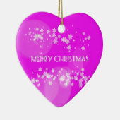 Vrolijk kerstfeest keramisch ornament (Rechts)