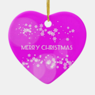 Vrolijk kerstfeest keramisch ornament