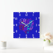 Vrolijk kerstfeest - Kerst Design Klok (Huis)